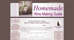 Desktop Screenshot of homemade-wine-making-guide.com